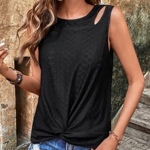 Eyelet Embroidery Tank Top